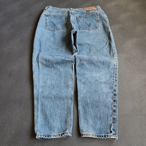 Vintage Y2K 550 Levi's Classic Relaxed Fit Blue Denim Jeans 20 - Picture 1 of 9